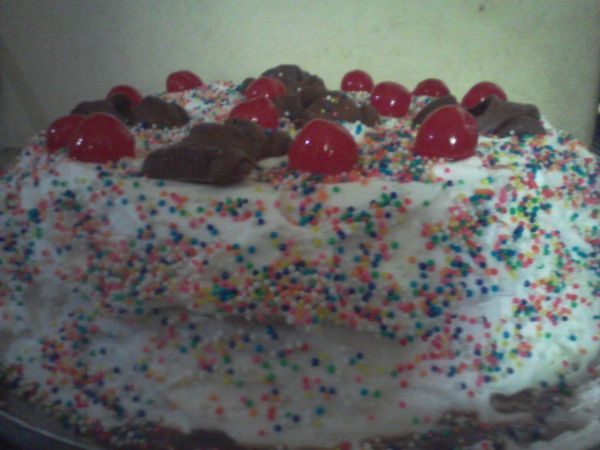 Bolo de Chanti Neve